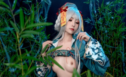 58287-✿稀有露脸✿ 高端摄影ACG业界女神爆机少女▌喵小吉▌萌萝僵尸《子不语》诱人鲜嫩白卝虎胴卝体 求道长拔茎封穴.jpg